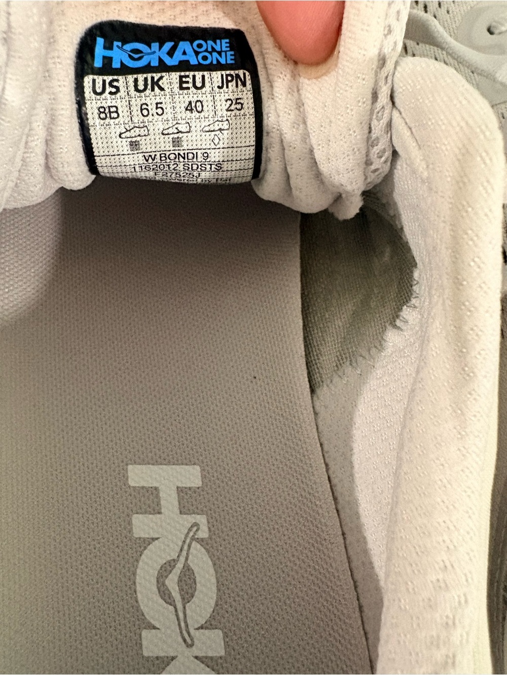 HOKA Women's Bondi 9 Shoe | size: 8B - Picture 6 of 7